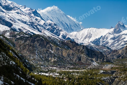 Preview: Inspirational Landscape Himalaya Mountains in Nepal