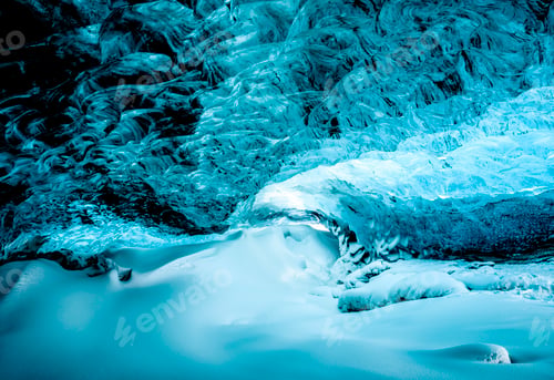 Preview: Glacier ceiling of ice cave