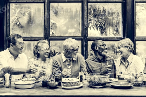 Preview: Group of Senior Retirement Meet up Happiness Concept