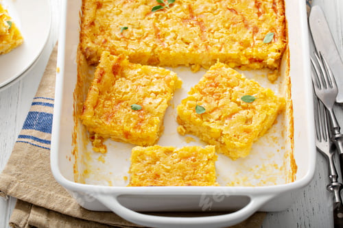Preview: Cornbread and cheese casserole