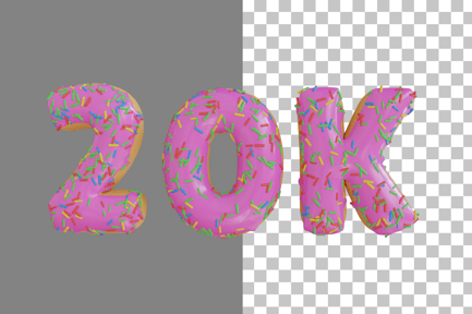 Preview: Donut 20K 3D Icon