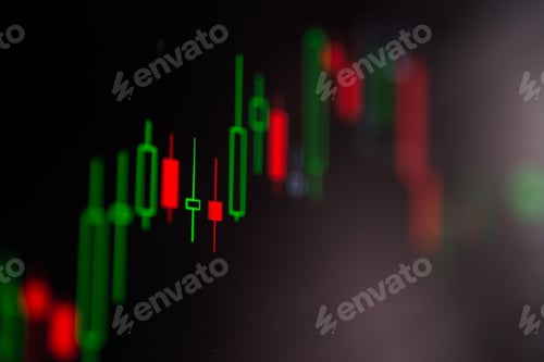 Preview: Close-up LED charts and summary info for making stock trading graph