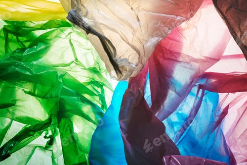 Preview: Colorful disposable plastic waste
