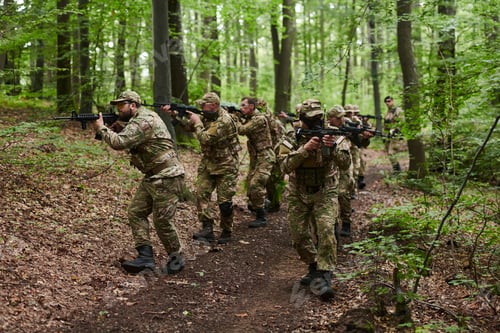Preview: A specialized military antiterrorist unit conducts a covert operation in dense, hazardous woodland