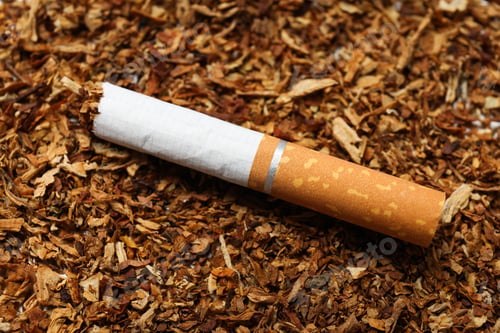 Preview: Concept of addiction to smoking, tobacco and cigarette.