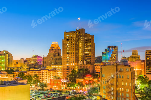 Vista previa: San Antonio, Texas, USA Skyline