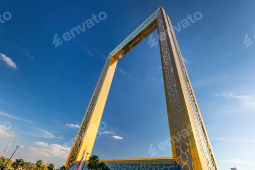 Preview: Dubai frame tourist attraction in Dubai UAE