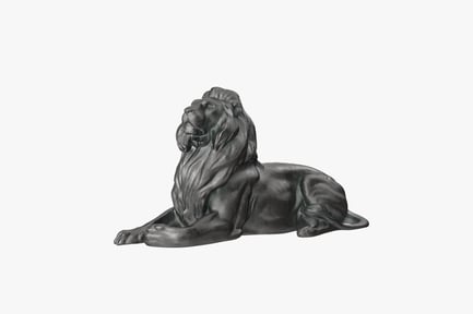 Preview: Reclining Lion Sculpture