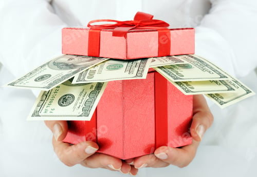 Preview: Box with dollars
