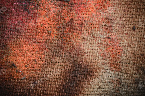 Preview: Abstract Background. Damaged By Fire On Canvas- Charred Piece Of Cloth.