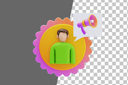 Preview: Brand Advocacy 3D Icon