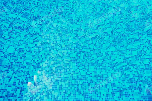 Preview: Abstract pool water. Swimming pool flow with waves background surface of blue swimming pool