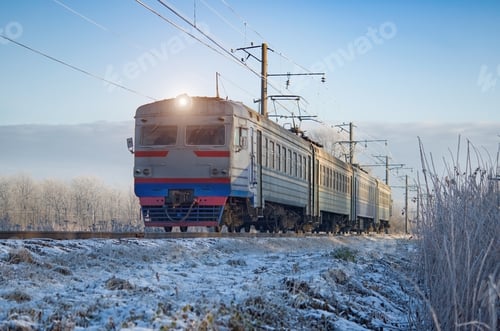Preview: suburban electric train