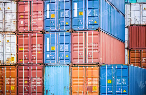 Preview: cargo containers closeup
