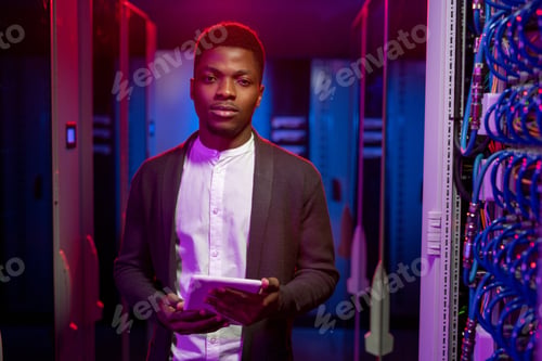 Preview: Handsome Young Man Responsible for Managing Network System