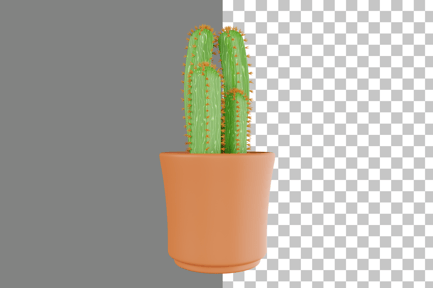 Preview: Cactus Plant 3D Icon