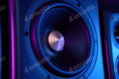 Preview: Multimedia acoustic sound speaker with neon lighting