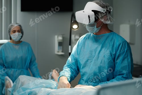 Preview: Performing operation in vr headset