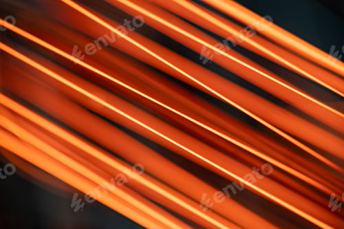 Preview: Red-orange background in stripes with an abstract pattern
