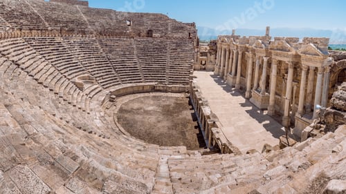 Preview: Hierapolis City Ruin in Turkey in Pamukkale