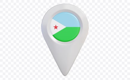 Preview: Djibouti Location Pin