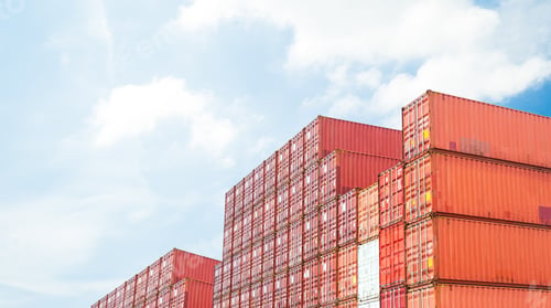 Preview: Cargo ship container goods export import