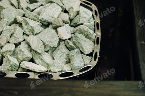 Preview: electric sauna heater with stones in the sauna