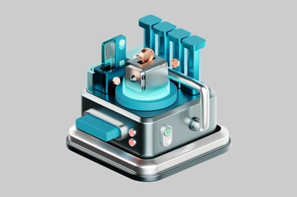 Preview: Abstract coin press