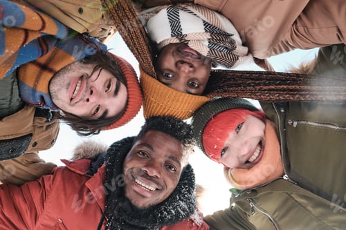 Preview: Happy Young Friends On Winter Day