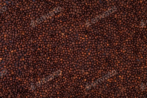Preview: Coffee beans background, coffee texture, top view