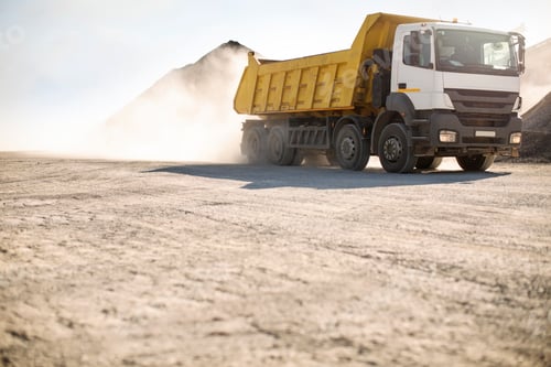 Preview: Dump truck at quarry