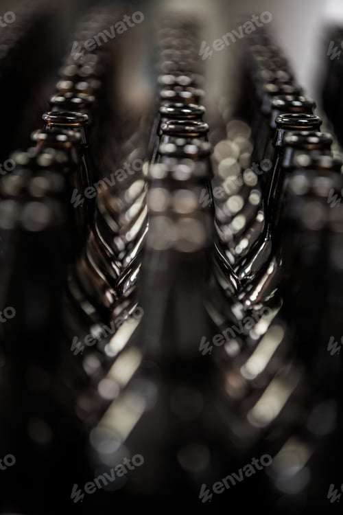 Preview: Rows of dark bottles