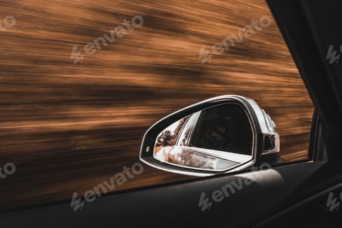 Preview: Autumn ride wallpaper background, warm tone