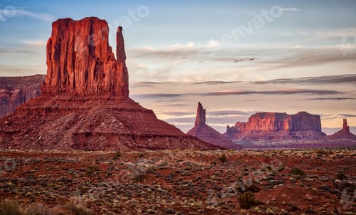 Preview: Sunset On Monument Valley, Monument Valley Arizona