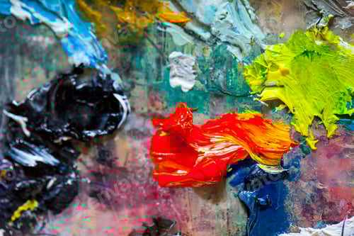 Preview: Paint Brush Art Color Palette