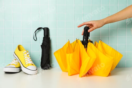 Preview: The main attribute in rainy weather - umbrella