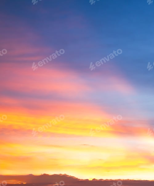 Preview: Sky sunset evening sunrise cloud weather dramatic