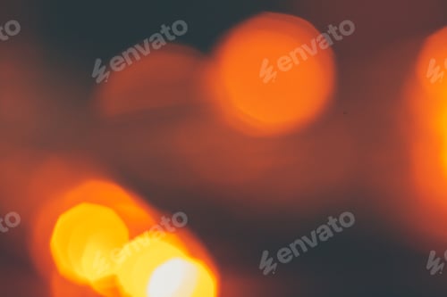 Preview: Abstract Gold bokeh sparkle on dark background