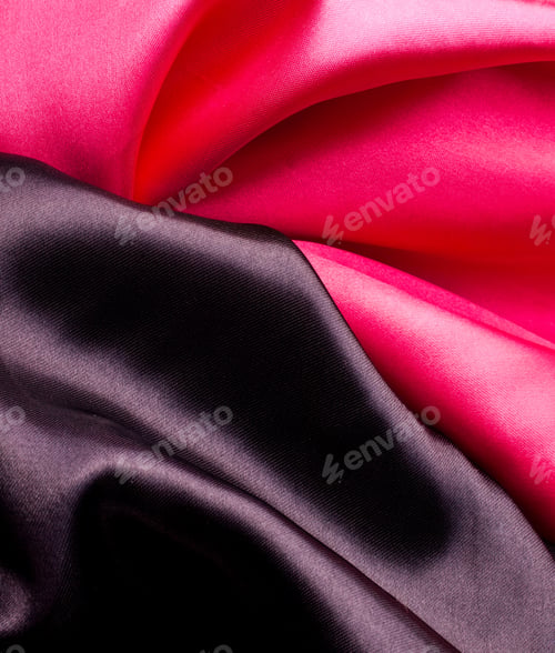 Preview: black with red satin