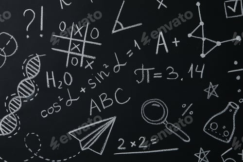 Preview: Concept of school and education with blackboard