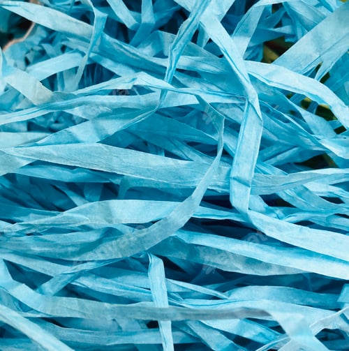 Preview: Strips of Blue paper ribbons