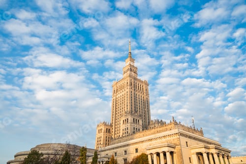 Preview: Palace of Culture and Science in the city center of Warsaw Poland