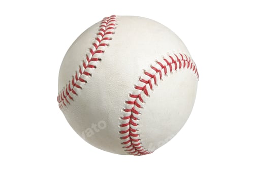 Preview: Baseball Isolated on White Background