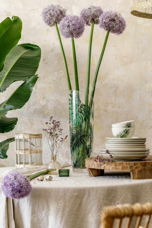 Preview: Floral composition at kitchen interior