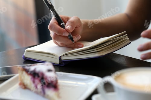 Preview: Restaurant. Coffee cup on the table