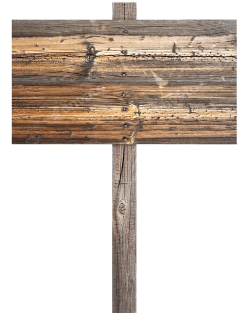 Preview: Old wooden signpost