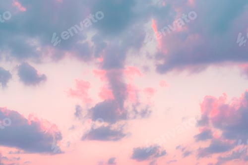 Preview: Vibrant pastel sky background