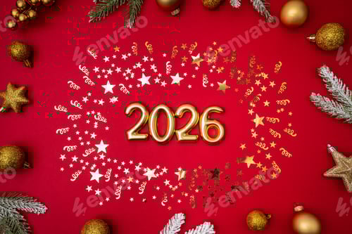 Visualização: Natal e Feliz Novo plano de fundo