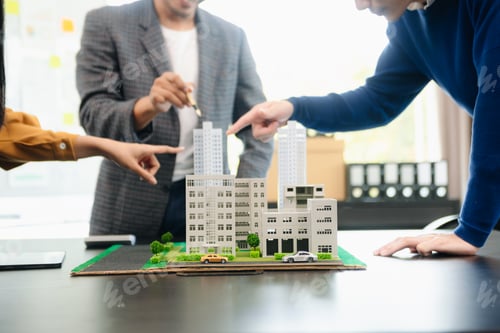 Preview: Asian Customers who choose to buy a condominium room and a bank approve a loan for their purchase.