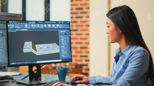 Preview: Professional IT engineer manufacturing industrial prototype